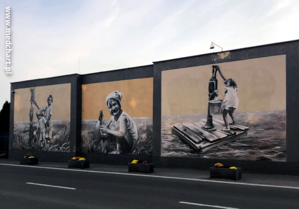 murale Arkadiusza Andrejkowa - Program dla rzeszowskich lekarzy